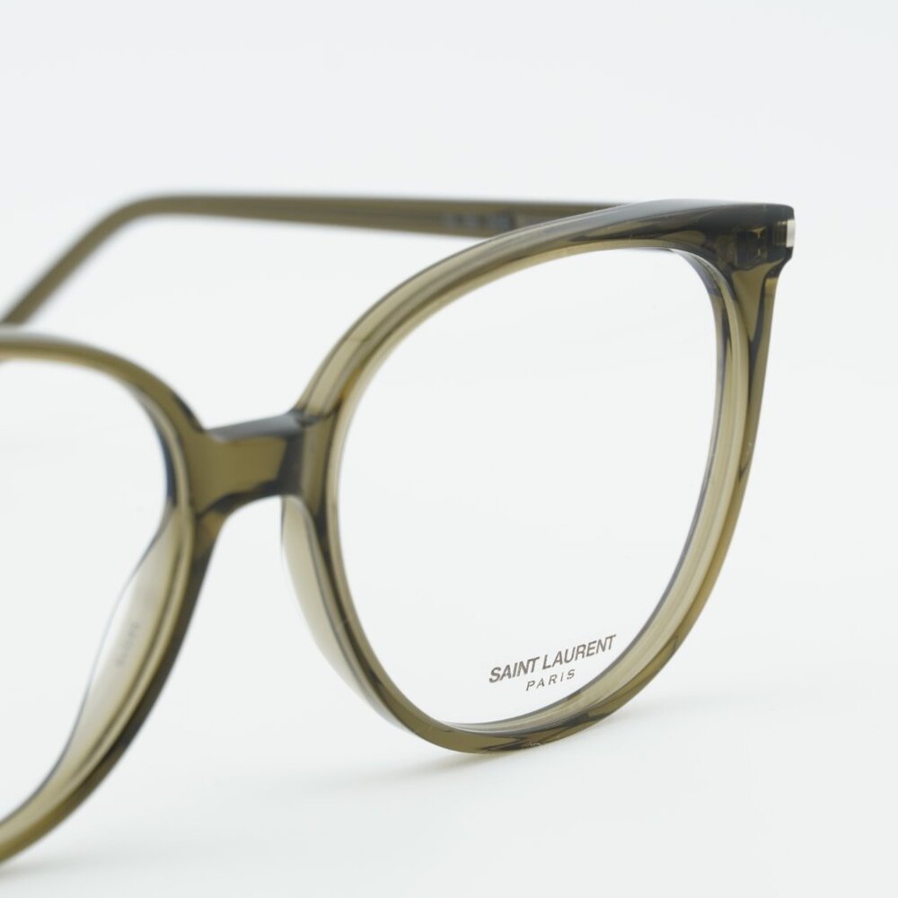 Saint Laurent SL39 006 Round Eyeglasses Green 54mm Frame - Picture 5 of 11